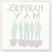 ハーパー1899年エドワード・ペンフィールド・ダッフォジル ガラスコースター (裏面)