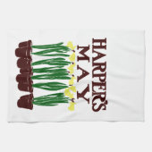 ハーパー1899年エドワード・ペンフィールド・ダッフォジル キッチンタオル (横)