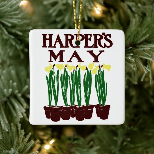 ハーパー1899年エドワード・ペンフィールド・ダッフォジル セラミックオーナメント (ツリー)