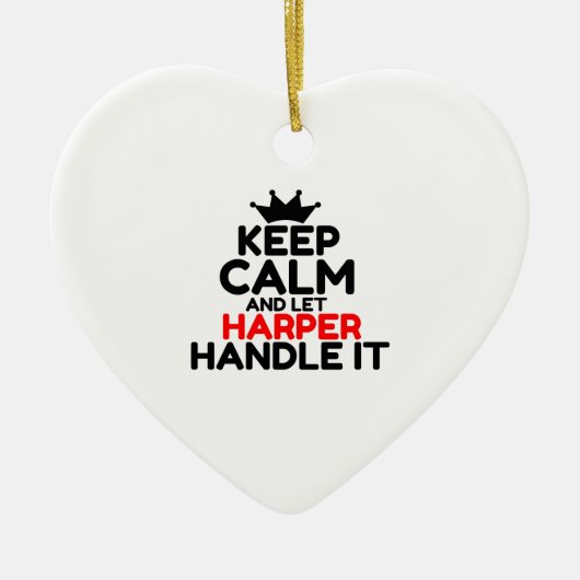 ハーパー セラミックオーナメント (正面)