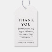 ハーパー – モダン Minimalist Serif Clean Industrial ギフトタグ (正面)