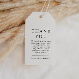 ハーパー – モダン Minimalist Serif Clean Industrial ギフトタグ