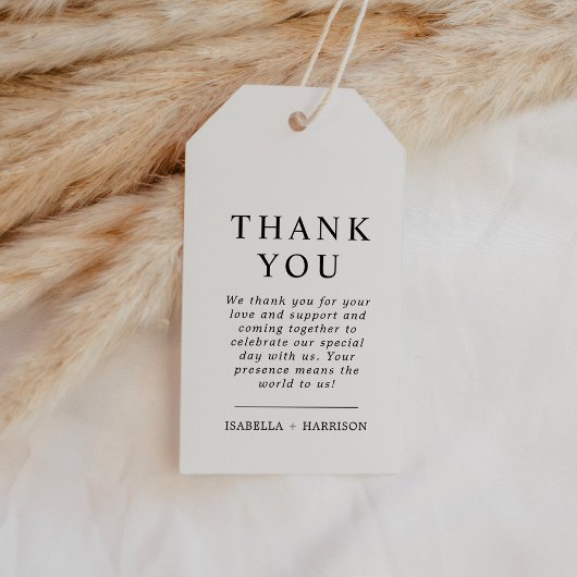 ハーパー – モダン Minimalist Serif Clean Industrial ギフトタグ