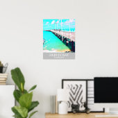 ハービーベイクイーンズランドオーストラリア海のヴィンテージ旅行 ポスター (ホームオフィス)