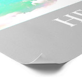 ハービーベイクイーンズランドオーストラリア海のヴィンテージ旅行 ポスター (角)