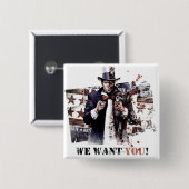 ハービー・デント – お願い！ 缶バッジ (正面&裏面)