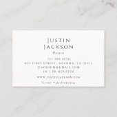 ハーピストパフォーマー音楽先生 名刺 (裏面)