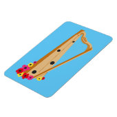 ハーピストフローラハープかわいらし マグネット (左側)