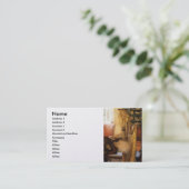 ハーピスト – ハープ 名刺 (スタンド正面)