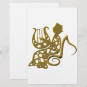 ハーピスト 便箋 (正面/裏面)