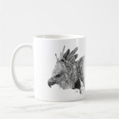 ハーピーイーグルスケッチ コーヒーマグカップ (左)
