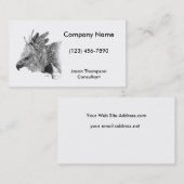 ハーピーイーグルスケッチ 名刺 (正面/裏面)