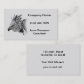 ハーピーイーグルスケッチ 名刺 (正面/裏面)