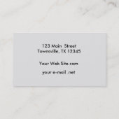 ハーピーイーグルスケッチ 名刺 (裏面)