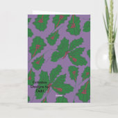 ハーピーホリー日 カード (裏面)