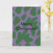 ハーピーホリー日 カード (黄色い花)