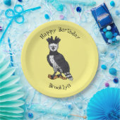 ハーピー・イーグル漫画イラストレーション ペーパープレート (パーティー)