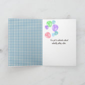 ハーフお誕生日ケーキオンジンガムカード カード (内部)