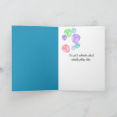 ハーフお誕生日ケーキカード カード (内部)