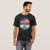 ハーフアメリカハーフサンマリネUSA国旗サンマリノ Tシャツ (正面フル)