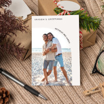 ハーフアーチシンプルクリスマスホリデー写真