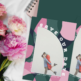 ハーフアーチ抽象芸術アート写真の日付を保存 セーブザデート