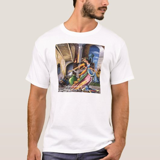 ハーフィズ(太陽と大地)ラブクオート Tシャツ (正面)