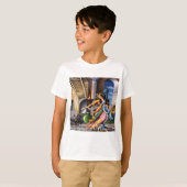 ハーフィズ(太陽と大地)ラブクオート Tシャツ (正面フル)