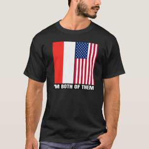 ハーフインドネシズハーフアメリカインドネシア伝統と Tシャツ