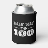 ハーフウェイ100 おもしろい 50歳の誕生日 缶クーラー (缶正面)