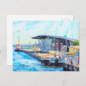 ハーフェン・フォン・ワーネミュンデ・ロストック。Kreuzfahrtターミナル。 ポストカード (正面/裏面)