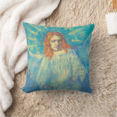 ハーフエンジェル姿バイビンセント・ヴァン・ゴッホ クッション (ブランケット)