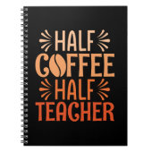 ハーフコーヒーハーフ先生 ノートブック (正面)