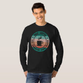 ハーフコーヒーハーフ小学校先生コーヒー Tシャツ (正面フル)