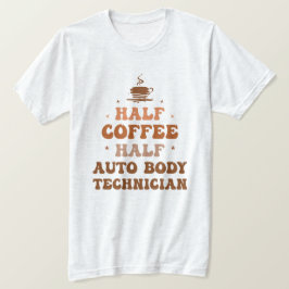 ハーフコーヒー半自動体技術者 Tシャツ