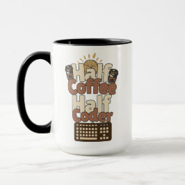 ハーフコーヒー、ハーフコーダー マグカップ