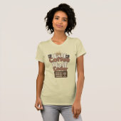 ハーフコーヒー、ハーフコーダー Tシャツ (正面フル)