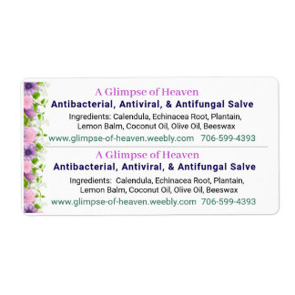 ハーフサイズのアンチバック ラベル