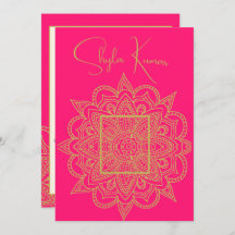 ハーフサリーセレモニーインディアンピンク金ゴールド