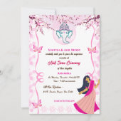 ハーフサリーリトゥカラサムスカラバタフライ 招待状 (正面)