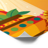 ハーフサリー歓迎サインHalff sari歓迎ポスター ポスター (角)