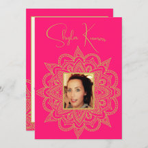 ハーフサレーセレモニー インド ピンク ゴールド