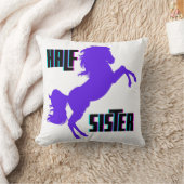 ハーフシスターパープルポニー兄弟姉妹 クッション (ブランケット)