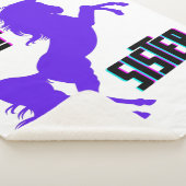 ハーフシスターパープルポニー兄弟姉妹 シェルパブランケット (3/4)