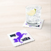 ハーフシスターパープルポニー兄弟姉妹 ペーパーコースター (インサイチュ)