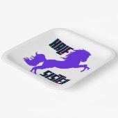 ハーフシスターパープルポニー兄弟姉妹 ペーパープレート (傾斜あり)