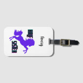 ハーフシスターパープルポニー兄弟姉妹 ラゲッジタグ (正面横)