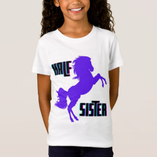 ハーフシスターパープルポニー兄弟姉妹 Tシャツ