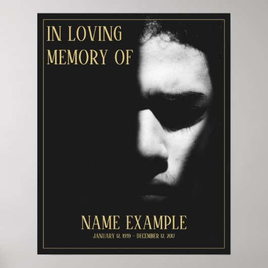 ハーフシャドウポスターの眠る顔 ポスター (正面)