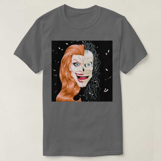 ハーフスカル Tシャツ (デザイン正面)